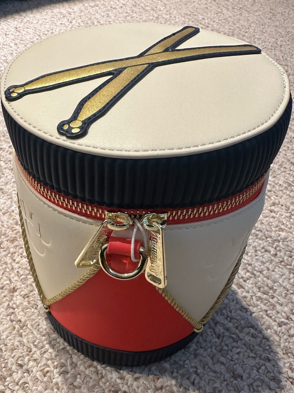 Brand New Disney Loungefly Minnie Mouse Drum Crossbody Bag - Picture 15 of 16